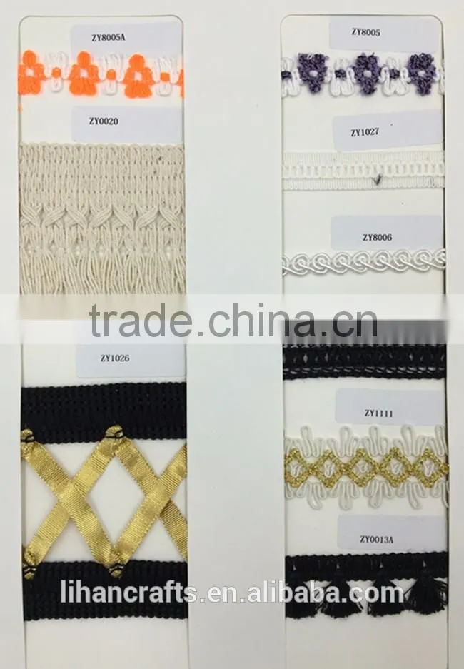 Wholesale High Quality H0789A Lace Ribbon,Crocheted Lace,100% Cotton Lace