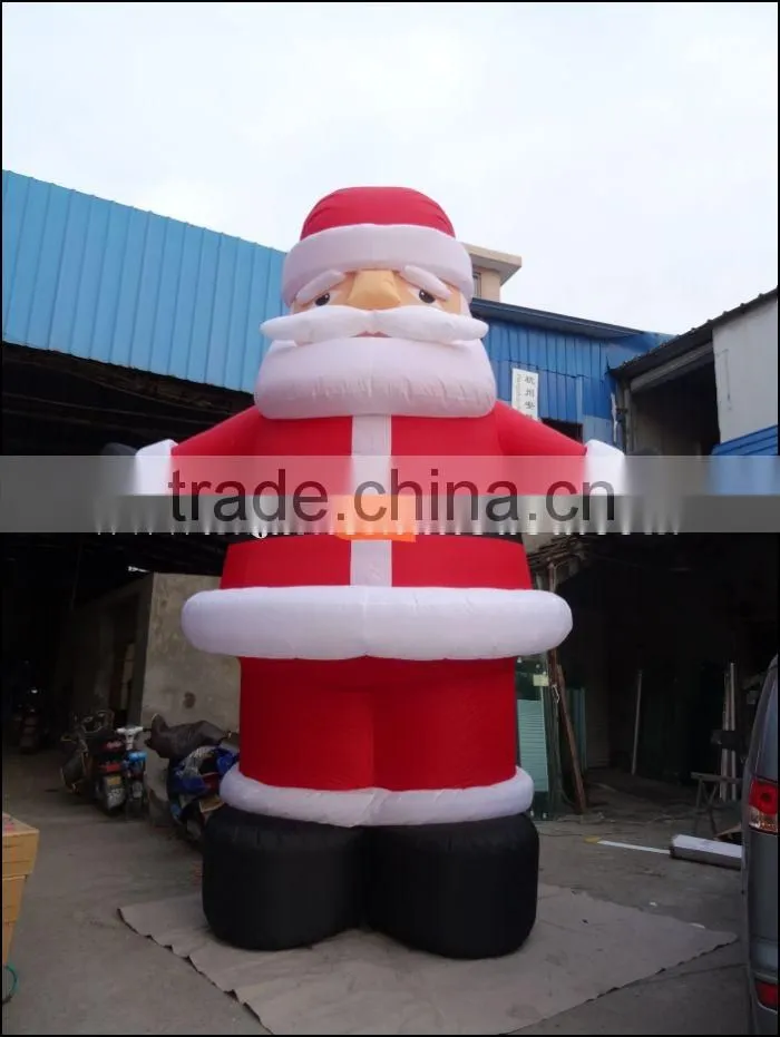 20ft Newest Outdoor Inflatable Sitting Santa for Christmas Decoration