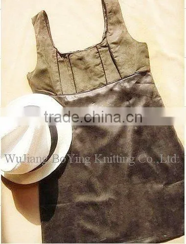 stamped suede fabric for dress