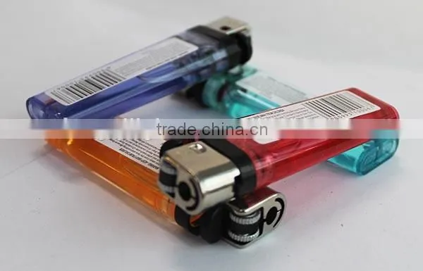 77mm transparent 5 colors disposable Flint Lighter