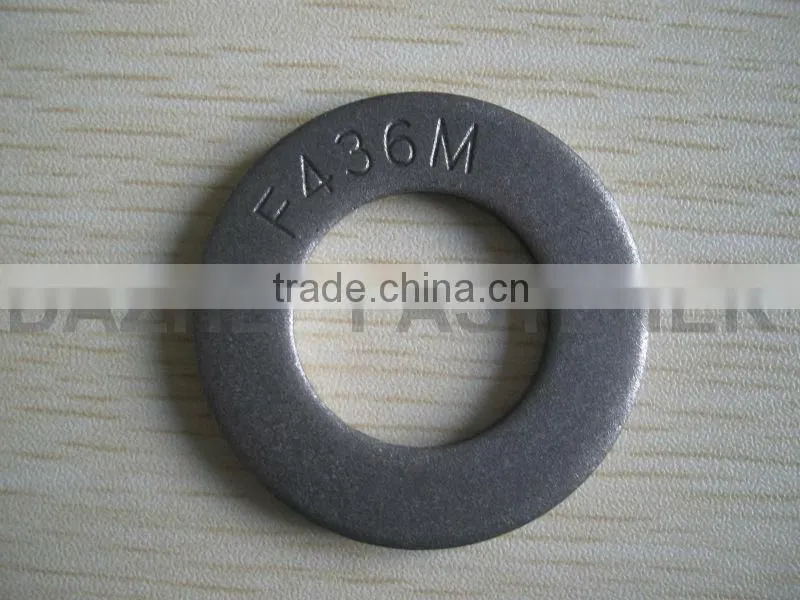 high strength ASTM F436M flat washer with black