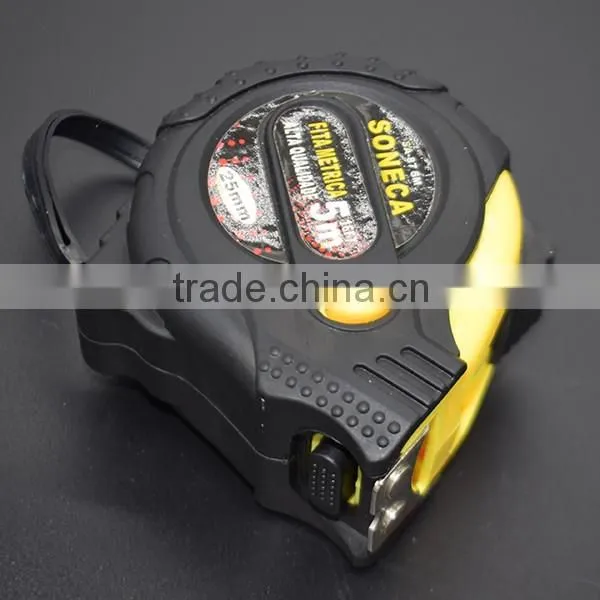 3m 5m rubber covered steel measure tape