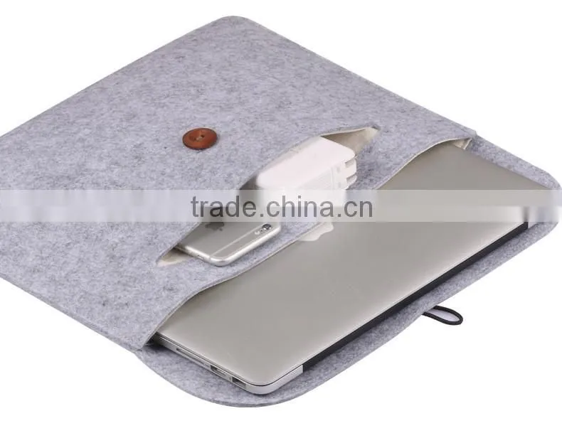 Notebook / Laptop carrying bag felt sleeve bag for macbook 13 inch, China supplier