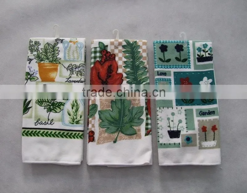 printed microfiber towel kitchen towel cotton dish towel alibaba made in china