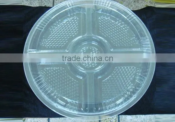 SM1-2102-Clear Blister Disposable Plastic Divided Container