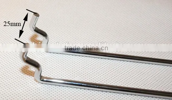 Metal /Iron euro pegboard display hook
