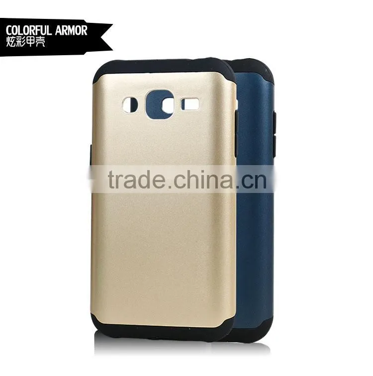 2015 Slim armor back cover case for samsung galaxy j2