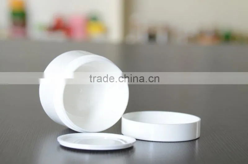 white color Large PP Plastic Cream Jars 200g 250g 500g