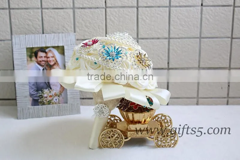 Graceful Wedding Brooch Bouquet Beaded Bouquet Bridal Bouquet