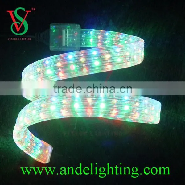 New flat or round led strip light holiday decoration