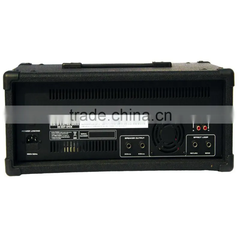 high quality wooden cabinet 8 channels audio mixer