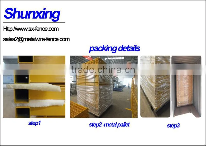 gold supplier welded temporary fencing