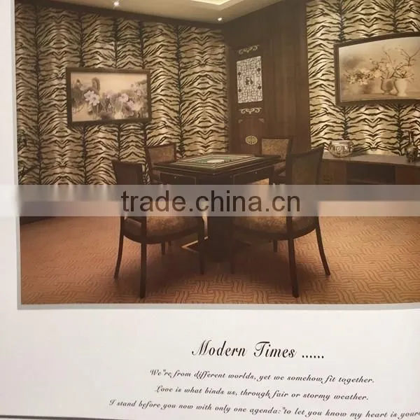 tiger disign vinyl wallpaper