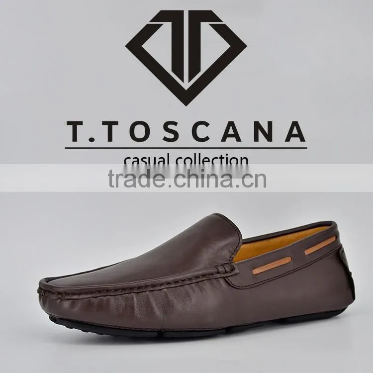 F famous name brand coffee plain upper soft sole casual shoes men