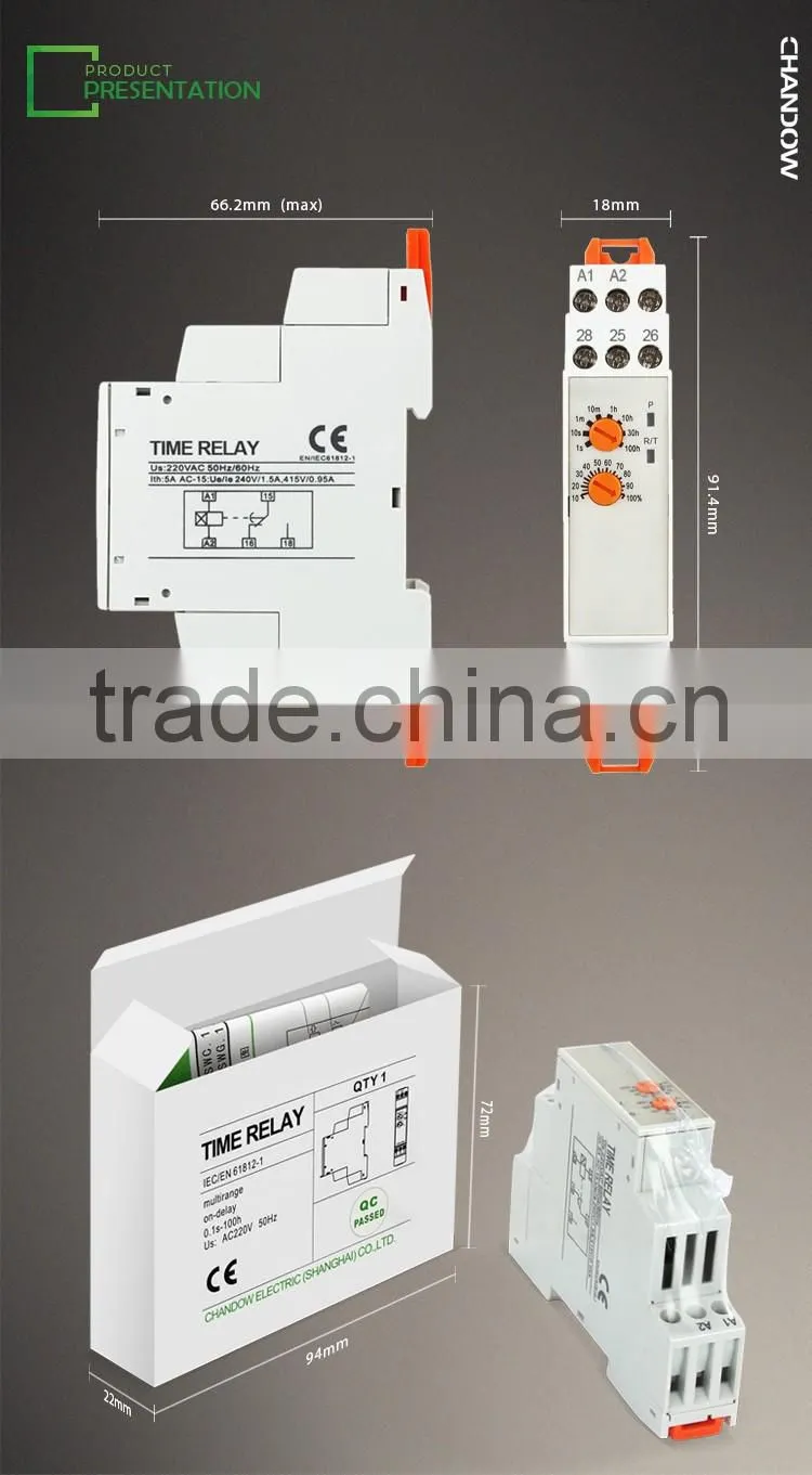 CHANDOW ZHRT1-A2T Time Relay China Gold Supplier Trade Assurance