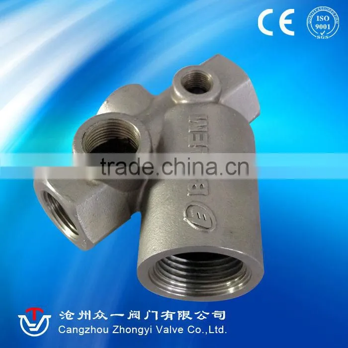 Standard 304,201 stainless steel threaded pipe fittings