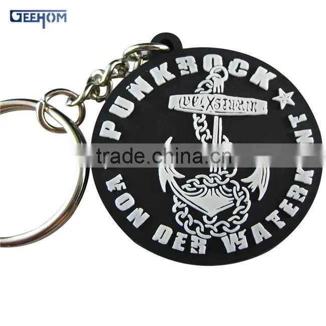 oval shape 3d smart key chain