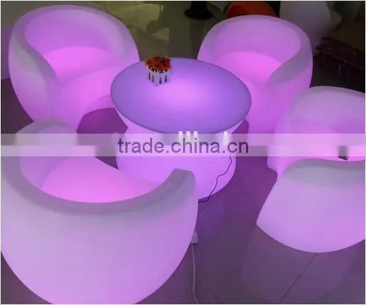 outdoor bar home garden color change Led Rechargeable Sofa