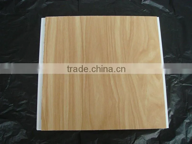 Wood color PVC ceiling panel