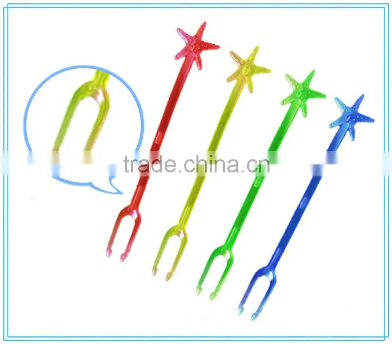 Party decoration decorative plastic sword stirrer for sale