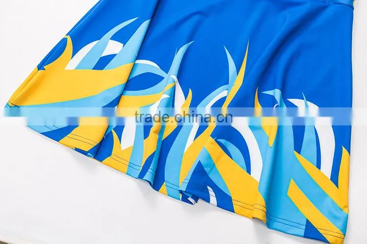 custom sublimation netball apparel dress shirt bodysuit 100% polyester