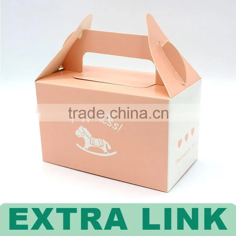High Quality Milk Chocolate Box Paper Cardboard Packaging With Handle