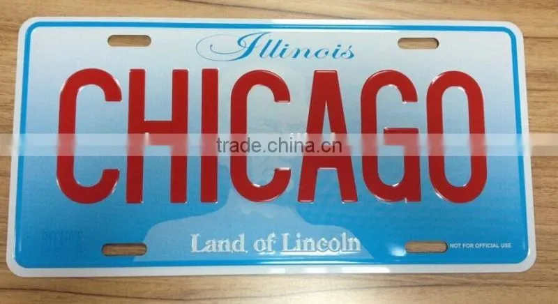 2015 wholesale vintage license plate