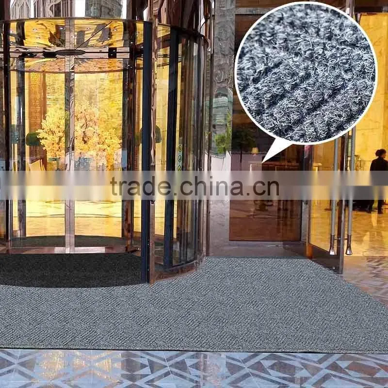 Oriental Rugs Shaggy Polypropylene Rubber Mat