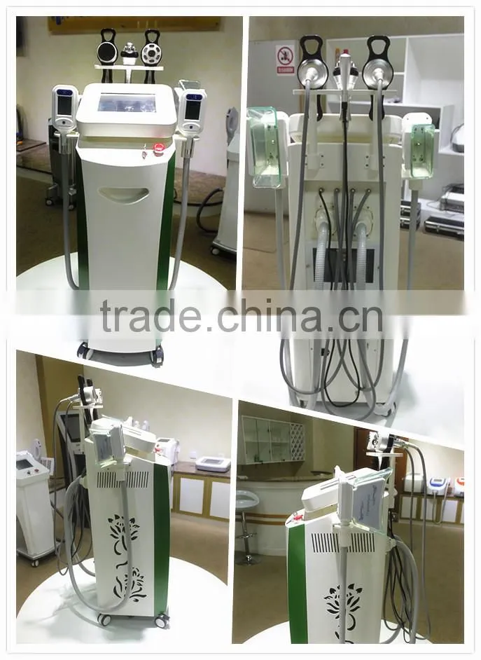 Professional 5 handles fat freezing cryolipolis ultrasonic liposuction cavitation slimming machine