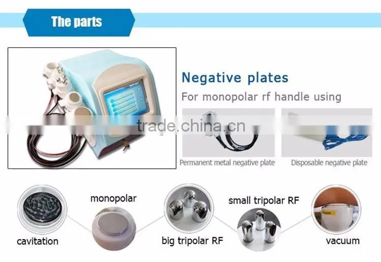 CE approved 5 in 1 weight loss mono polar ultrasound slimming skin tightening