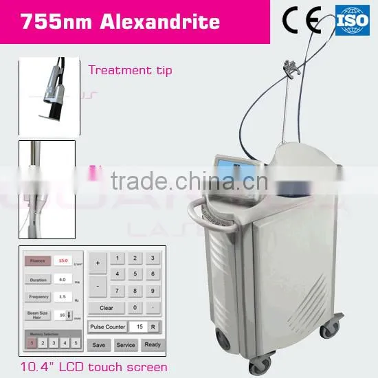 755nm alexandrite premanent hair removal equipment