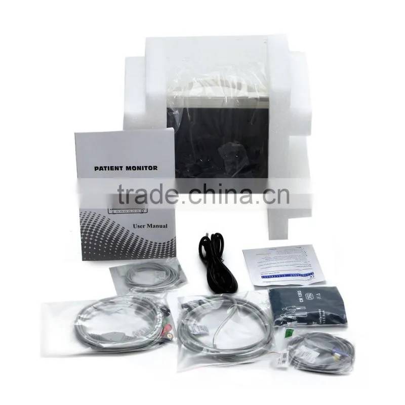 ECG & SPO2& NIBP&TEMP Latest Hot Mini Multi-parameter Patient Monitor