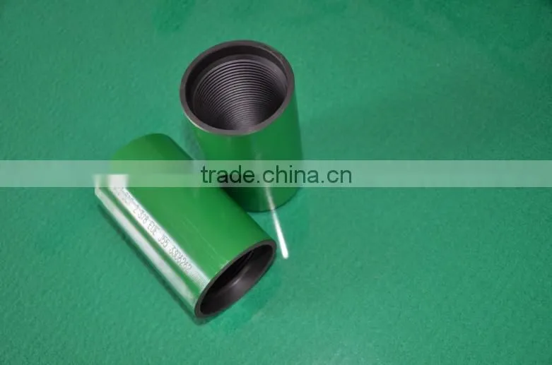 API 5CT 2 3/8" EUE N80Q tubing coupling foroilfield made in Henan,China