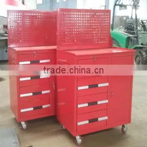 Mobile Roller Tool Cabinet Trolley with door drawers