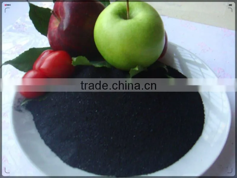 Refined organic fertilizer 97% sodium humate rich humic acid