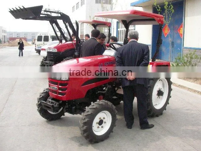 Tractor LZ254, 25HP, 4WD with turf tyre mini small garden tractor