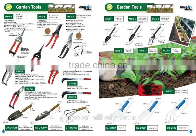 Taiwan Made Agriculture tools Aluminum Bypass Pruning Shear