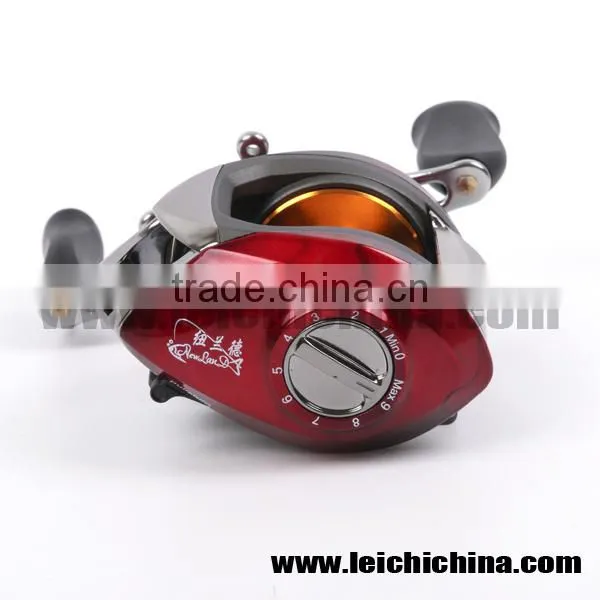 Magnetic & Centrifugal Dual brake bait casting reel