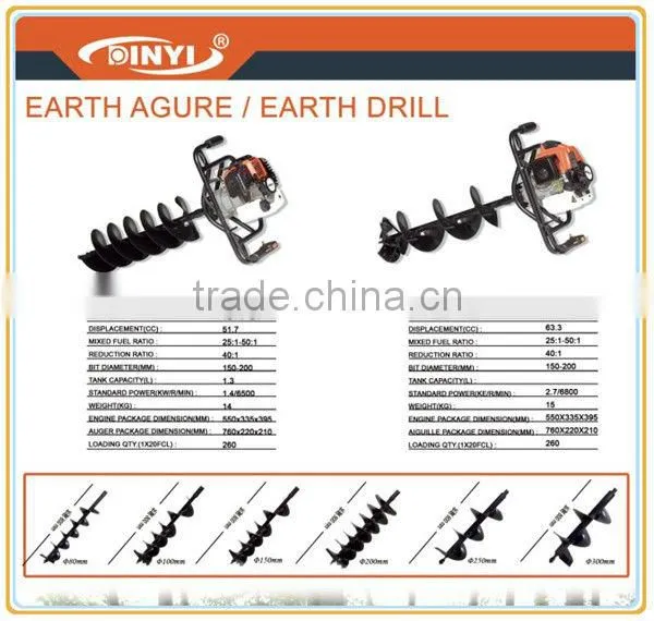tree planting digging machines for garden use