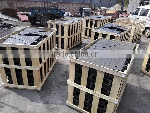 asphalt painted BS EN124 catch basin grates