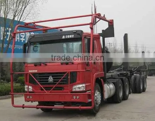 High efficiency HOWO log carrier truck for sale