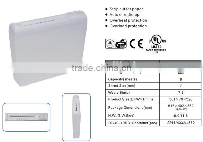 electric paper shredder