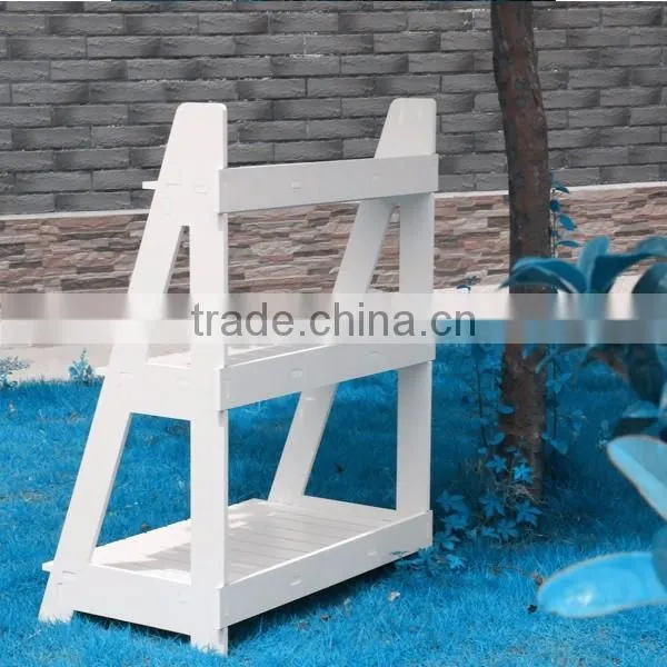 wood plastic storage holder and racks