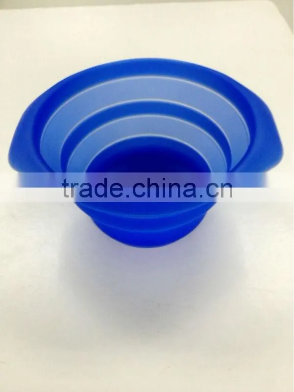 Food Grade Silicone Kitchenware Silicone Collapsible Fruit Bowl