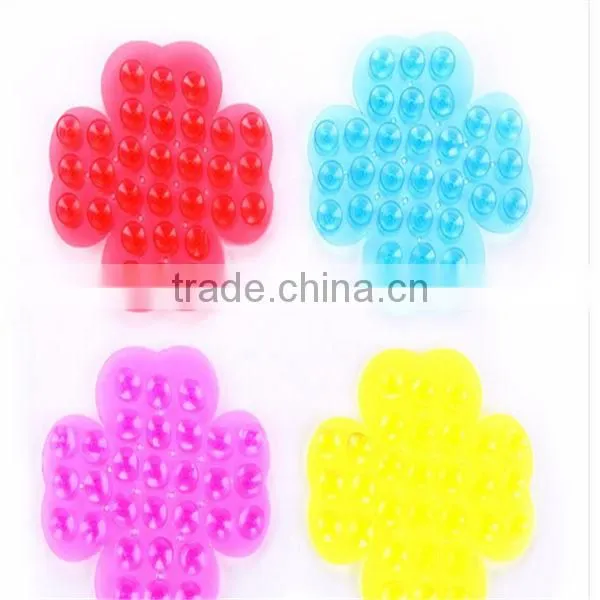 New silicone sucker, double side silicone suction cup with low price