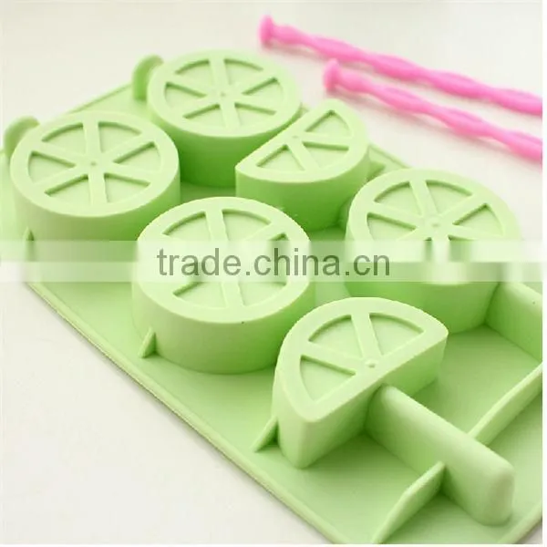 2014 custom hot summer cool frozen silicone ice cube tray