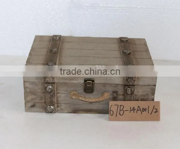 Wooden Storage Box Set of 3 Chinese Old Looking Wooden Box Vintage Storage Wooden Box