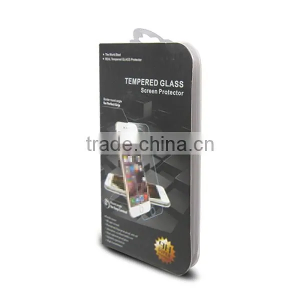 Customized Tempered Glass Plastic Packaging Simple box , screen guard package
