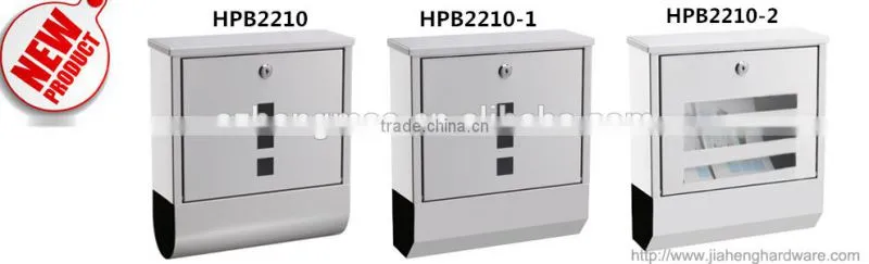 stainless steel metal mailboxes wall mounted letterbox