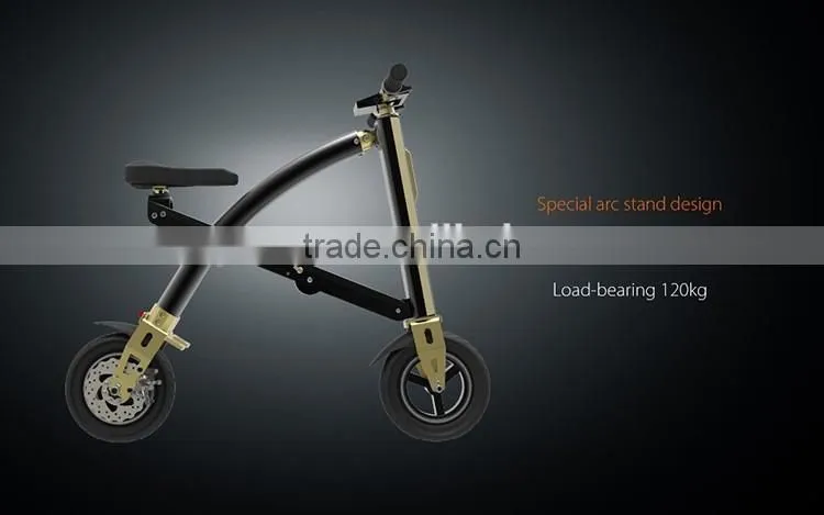 2016 best design portable folding mini electric bicycle motor